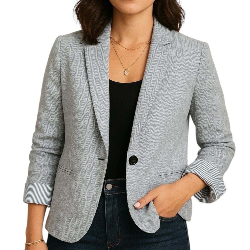J. Crew Blue/Gray Blazer size 16